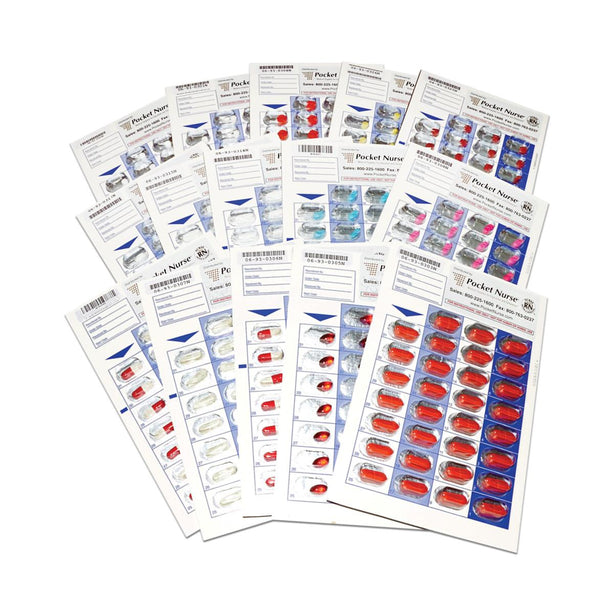 Pocketnurse Demo Dose Long-Term Medication Card Bundle 06-93-0330 1.0 Each-MDL-PKI6930330