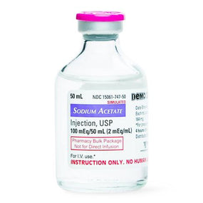 Pocketnurse Demo Dose Sodium Acetate 06-93-0414 1.0 Each-MDL-PKI6930414