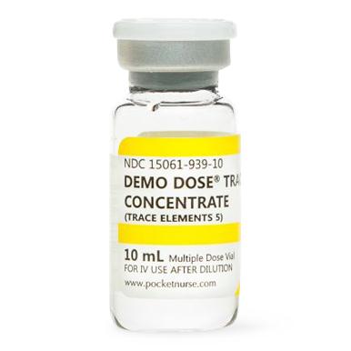 Pocketnurse Demo Dose Trac Concentrat (Trac Elemnts 5) 06-93-0419 - 1.0 Each - MDL-PKI6930419
