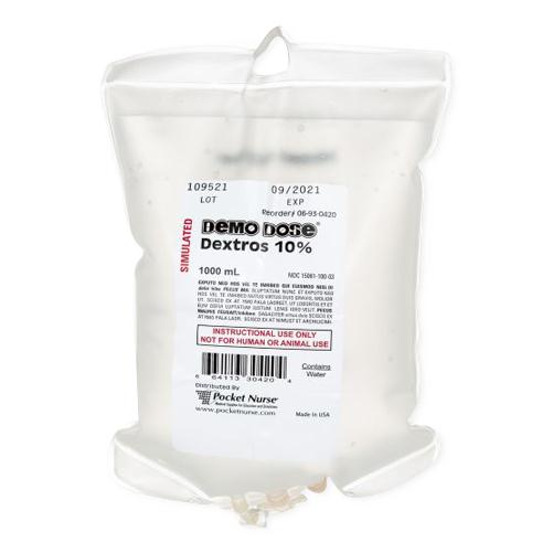 Pocketnurse Demo Dose Dextrose 06-93-0420 - 1.0 Each - MDL-PKI6930420