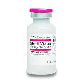 POCKETNURSE Demo Dose Steril Water for Injections 06-93-0619 1 Each - MDL-PKI6930619