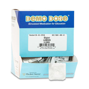 Pocketnurse Demo Dose Digoxn (Lanoxn) 06-93-0701 1.0 Each-MDL-PKI6930701