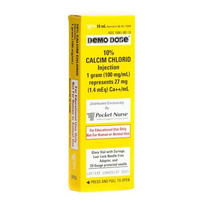 Demo Dose Calcim Chlorid Injection - 06-93-1104 - 1 Each - MDL-PKI6931104