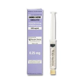 Pocketnurse Demo Dose Atropin Simulated Medication for Injection 06-93-1122 1.0 Each-MDL-PKI6931122