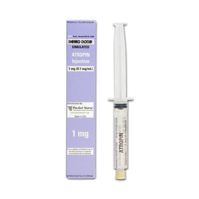 Pocketnurse Demo Dose Atropin Simulated Medication for Injection 06-93-1132 1.0 Each-MDL-PKI6931132