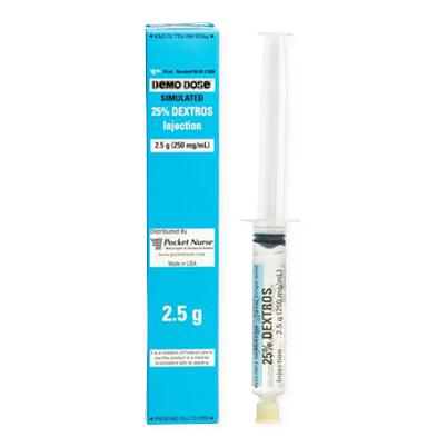 Pocketnurse Pocket NurDemo Dose Dextros Injection 06-93-1135 1.0 Each-MDL-PKI6931135