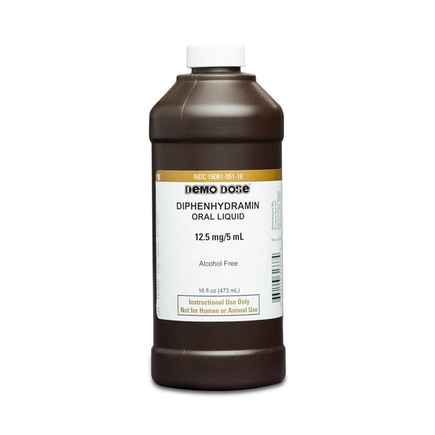 Pocketnurse Demo Dose Diphenhydramine Oral Liquid 06-93-1337 1.0 Each-MDL-PKI6931337