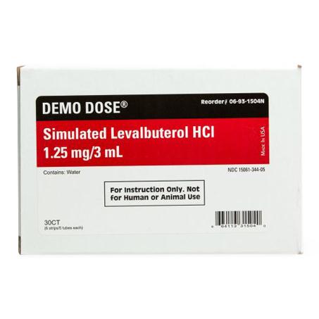 Pocketnurse Demo Dose Simulated Levalbuterol HCL 06-93-1504 - 1.0 Each - MDL-PKI6931504