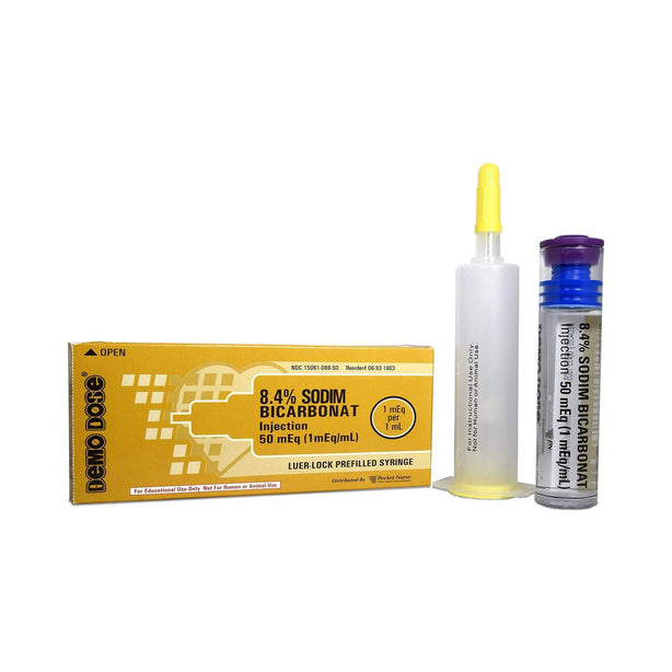 Pocketnurse Demo Dose Prefilled Luer-Lock ACLS Syringes 06-93-1903 - 1.0 Each