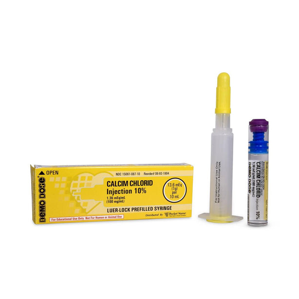 Pocketnurse Demo Dose Prefilled Luer-Lock ACLS Syringes 06-93-1904 - 1.0 Each
