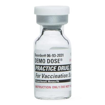 Pocketnurse Demo Dose Practice Vaccin Drug 06-93-2031 - 1.0 Each - MDL-PKI6932031