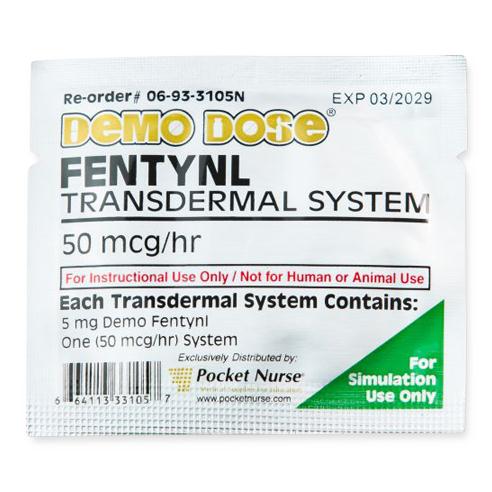 Demo Dose Fentynl Transdermal Patch System - 06-93-3105 - 1 Each - MDL-PKI6933105
