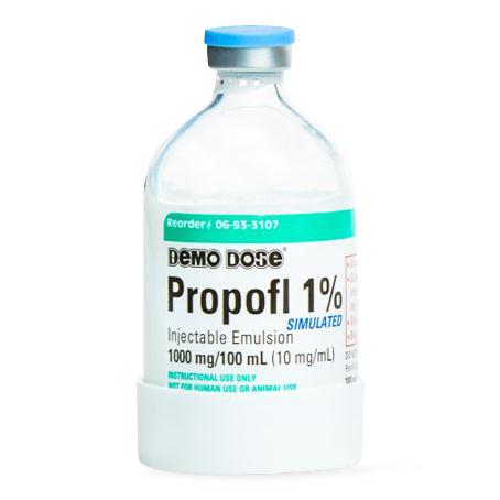 Pocketnurse Demo Dose Propofl Injection Emulsion 06-93-3107 - 1.0 Each - MDL-PKI6933107