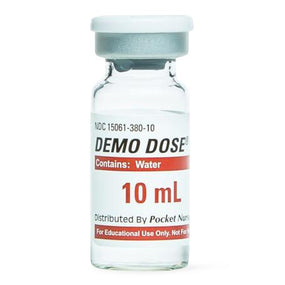 Pocketnurse Demo Dose Water Vile 06-93-3113 1.0 Each-MDL-PKI6933113