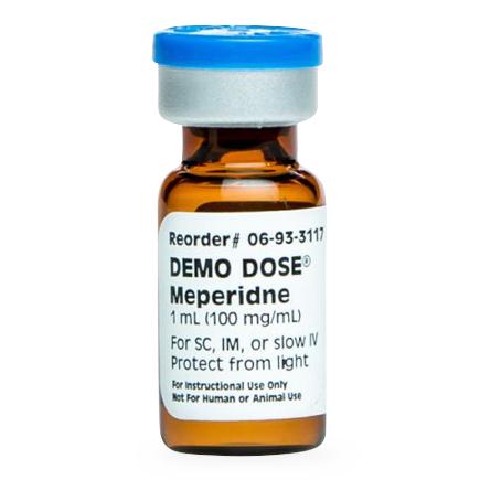 Pocketnurse Demo Dose Meperidin 06-93-3117 1.0 Each-MDL-PKI6933117