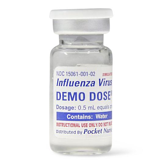 POCKETNURSE Demo Dose Influenza Virus Vaccine 06-93-3124 1 Each - MDL-PKI6933124