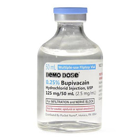 POCKETNURSE Demo Dose Bupivacain HCl Injection 06-93-3223 1 Each - MDL-PKI6933223