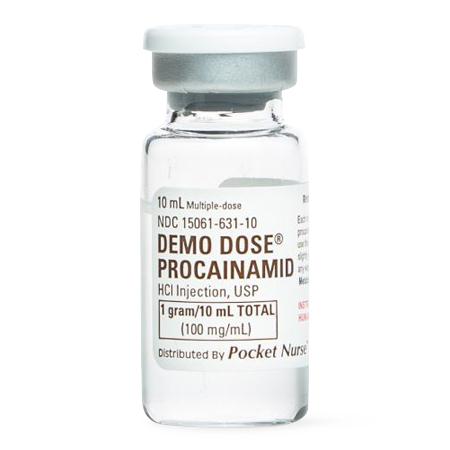 Pocketnurse Demo Dose Procainamid Procn 06-93-6936 - 1.0 Each - MDL-PKI6936936