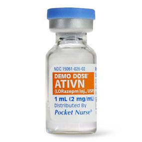 Pocketnurse Demo Dose LORazepm (Ativn) 06-93-6942 1.0 Each-MDL-PKI6936942