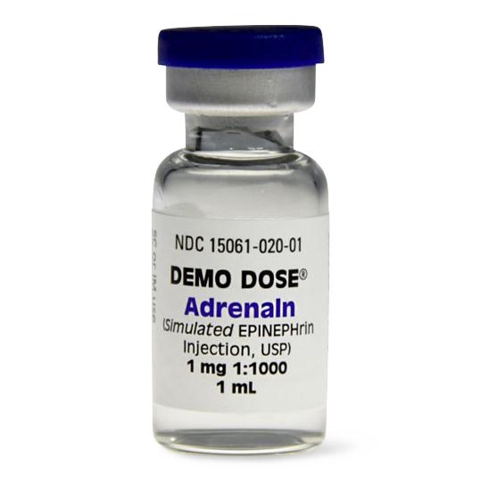 Demo Dose Adrenalin Epinephrine Injection - 06-93-6968 - 1 Each - MDL-PKI6936968