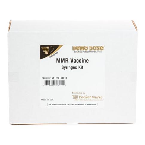 Demo Dose MMR Vaccine Syringes Repackaging Kits - 06-93-7581 - 1 Each - MDL-PKI6937581