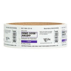 Pocketnurse Demo Dose CeFAZoln (Ancf) 06-93-9006 1.0 Each-MDL-PKI6939006