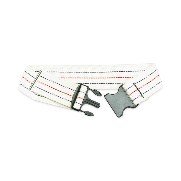Pocketnurse Gait Transfer Belt with Buckle 05-76-6220-WH - 1.0 Each