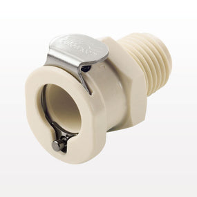 PLC12 Connector, Body, Valved, Threaded - 1/4 inch NPT - PLCD1000412