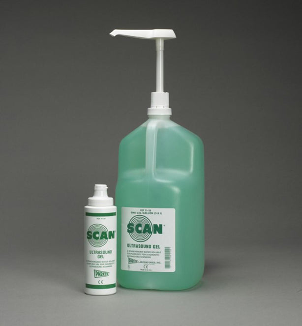 Parker Labs SCAN Ultrasound Gel Scanpac, 1 gal., with Dispenser, No Pump - 47058 - 4 Gallon