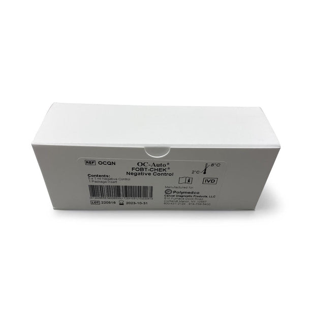 Polymedco Inc. OC-Auto FOBT-CHEK Controls OCQN - 1.0 Each