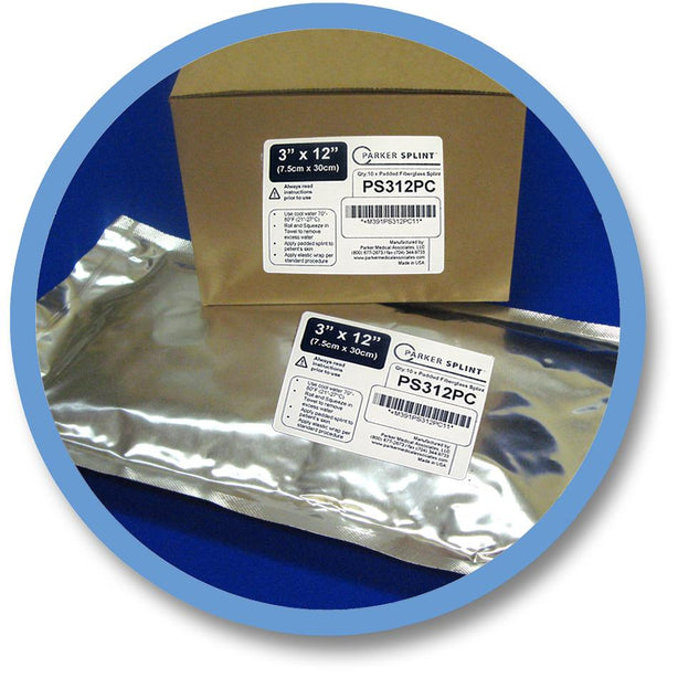 Parker Medical Associates LLC Padded Precut Splints PS312PC - 10.0 Each