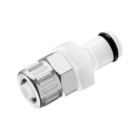 PMC Connector, Insert, Non-Valved, Ferruleless - Fits 0.17 inch ID x 1/4 inch OD (0.17 inch x 0.25 inch, 4.32 mm x 6.35 mm) - PMC2004