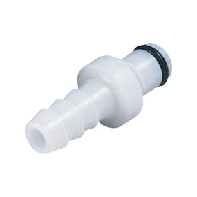 PMC Connector, Insert, Non-Valved, Barbed - Fits 1/4 inch ID Tubing (0.25 inch, 6.35 mm) - PMC2204