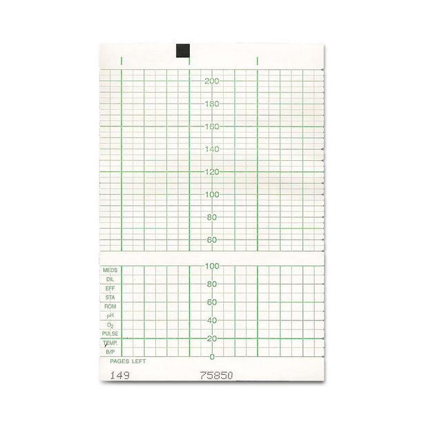 Print Media Corporation ECG / EKG Chart Paper Rolls and Sheets 2354514 - 40.0 Each