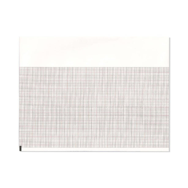 Print Media Fanfold Fan-Fold Chart Paper, 216" x 280" x 200", Red - 3584414 - 10 Pack