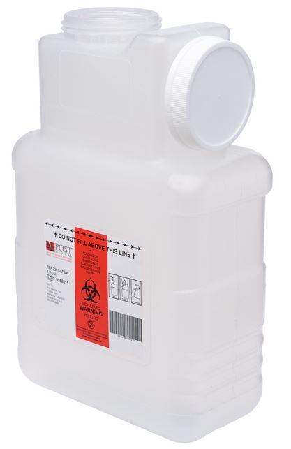 Post Medical Inc Leak Tight Sharps Containers by Post Medical - PME2201LPBW