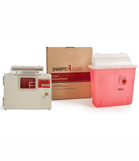 Post Medical w/Retrieval by Sharps Retrieval Kit, Introduction Program, 5 qt. - PMEPMSA5QUI