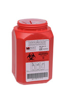 Post Medical Leak Tight Sharps by Leakproof Container, Red, 1 qt., 24-Count - WD-110-24 - 24 Each