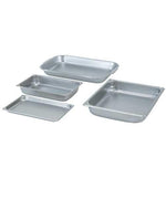 Instrument Tray, Stainless Steel, 6-7/8" x 4-1/2" x 2-1/2", Inteplast - 30922 - 1 Each