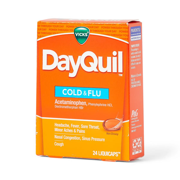 Procter & Gamble Vicks DayQuil Cold and Fluid LiquiCaps 10323900014432 - 24.0 Each