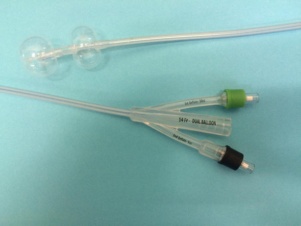 Poiesis Medical LLC Duette Dual-Balloon 2-Way Urinary Catheters D-10014 - 10.0 Each - MDL-POMD10014