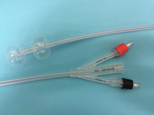 Poiesis Medical LLC Duette Dual-Balloon 2-Way Urinary Catheters D-10018 - 10.0 Each - MDL-POMD10018