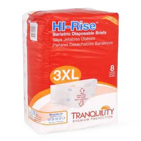 PRINCIPLE BUSINESS ENTERPRISES Tranquility Hi-Rise Bariatric Adult Brief 2192 32 Each-MDL-PPB2192