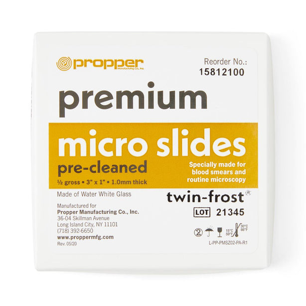 Propper Mfg Propper Premium Microscope Slides 15812100 - 144.0 Each
