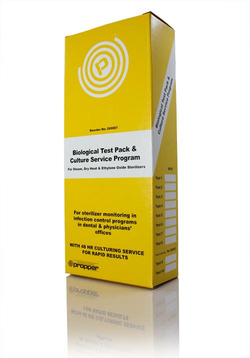 Propper Mfg Biological Test Pack and Culture Service Program 26906700 - 10.0 Each - MDL-PPR269067