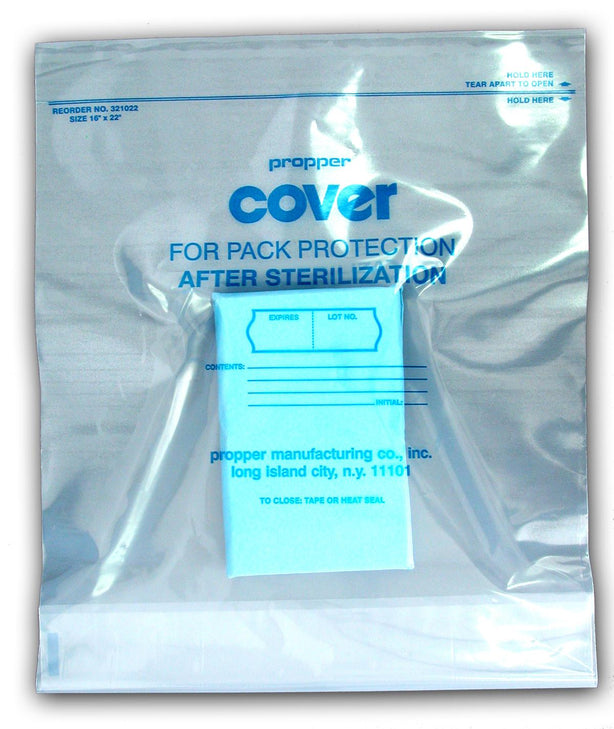 Propper Self-Seal Sterility Maintenance Covers, 12" x 20" - 32122000 - 500 Each