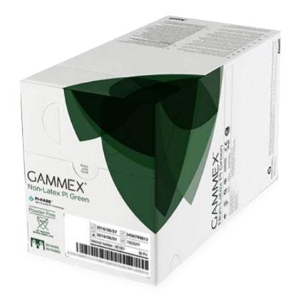 Ansell Healthcare Gammex PI Green Surgical Gloves 20685260 - 50.0 Pair