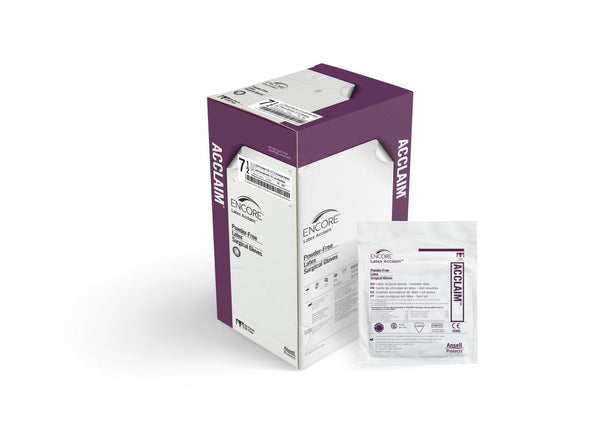 Ansell Healthcare ENCORE Latex Acclaim Powder-Free Surgical Gloves 5795001 - 1.0 Pair