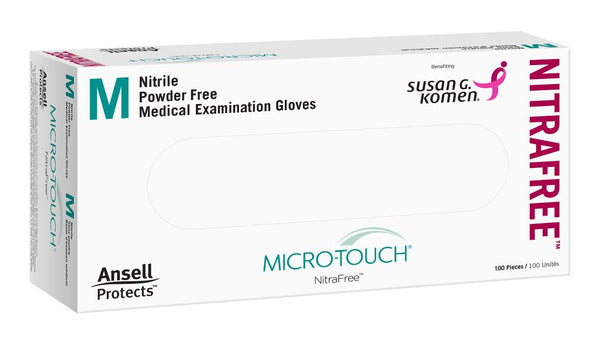 Ansell Healthcare Micro-Touch NitraFree Exam Gloves 6034511 100.0 Each