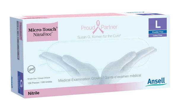Ansell Healthcare Micro-Touch NitraFree Exam Gloves 6034512 100.0 Each